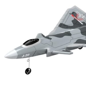 J-20 Fighter Jet with Remote, R/C Foam Toy Plane