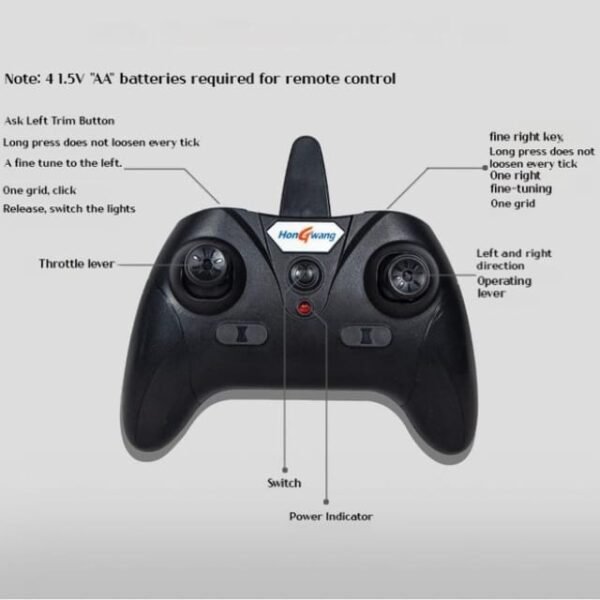 Easy Control: Battery-Powered Remote Joystick for J-20 Fighter Jet.