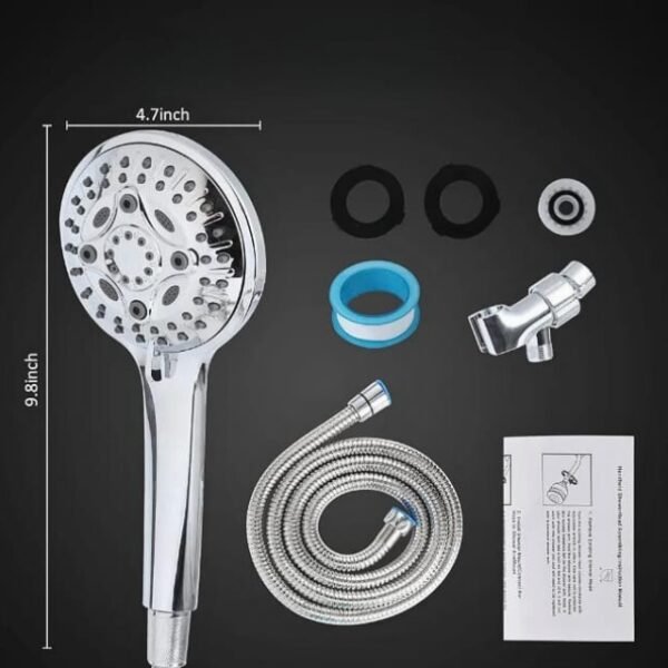 Proper Home Shower Head Dimensions – 160cm Hose, Installation Accessories.