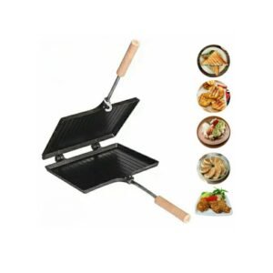 Sandwich Press Grill, Non-Stick Teflon, Crunchy Bread Toaster