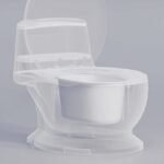 Durable, kid-friendly material for a reliable toilet training seat.