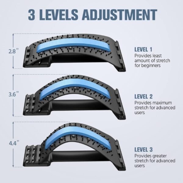 Three-Level Back Stretcher for Custom Relief