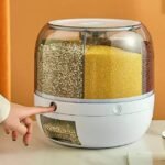 Cereal and grain dispenser with 1000ml drawer.