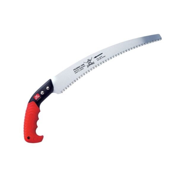 Handy outdoor tool with impulse-hardened teeth – The Samurai Pruning Saw in Action.