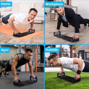 Foldable Push Up Board, Color-Coded Full-Body Fitness Board