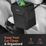 HOTOR car trash can keeps your car clean and organized, with waste and storage containers.