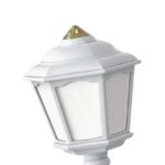 Quality ABS Materials Retro Nightstand Lamp Closeup View
