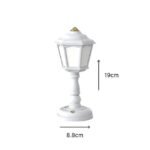 Compact Retro Nightstand Lamp, 19 x 8.8 cm (L x W)