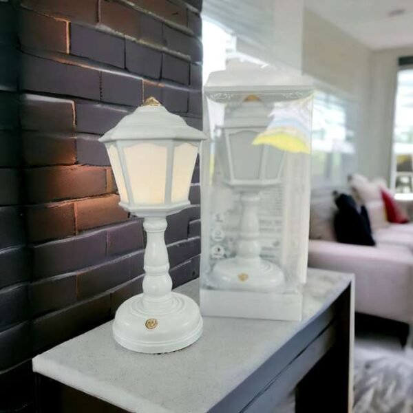 Warm Yellow Ambiance Retro Nightstand Lamp