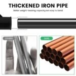 Thickened iron pipe for better weight-bearing. Sturdy and durable construction for long-lasting use.