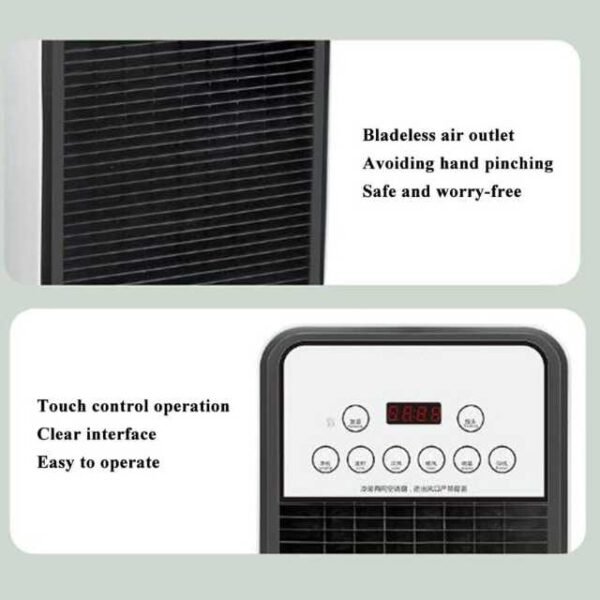 AC Air Cooler Digital Screen with touch controls and clear interface.