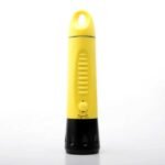 Yupard diving flashlight with sleek yellow and black design for hunting, fishing, and diving.