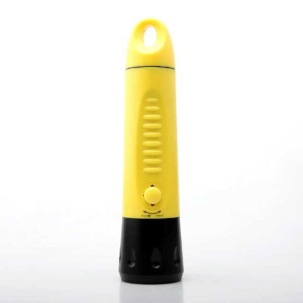 Yupard diving flashlight with sleek yellow and black design for hunting, fishing, and diving.