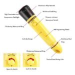 Yupard diving flashlight with ergonomic design and ABS aluminum alloy body.