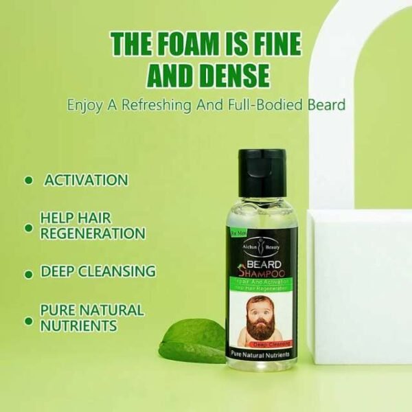 Aichun Beauty Beard Growth Kit Beard Shampoo for Cleaning and Maintenance