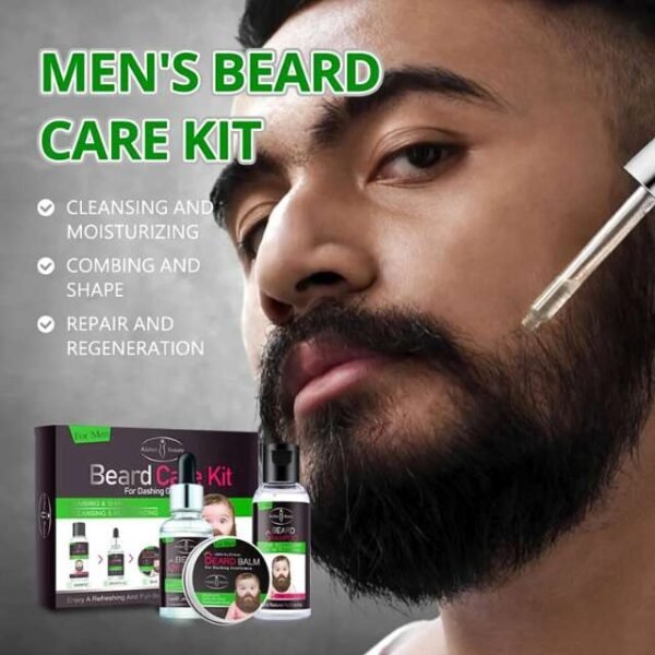 Aichun Beauty Beard Growth Kit Perfect for Men's Beard Care Routine