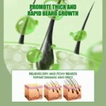Aichun Beauty Beard Growth Kit Promotes Thick and Rapid Beard Growth