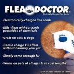 Flea doctor comb for instant flea and lice removal.