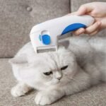 Flea and lice grooming comb for kittens.