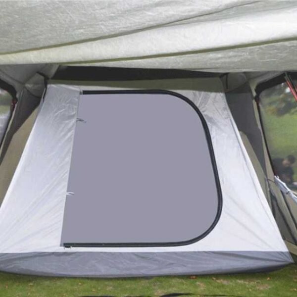 Fine materials of family camping tent for outdoor trips.