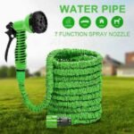 Magic Hose garden pipe with 7 spraying functions for gardening, car, home, and pet washing.