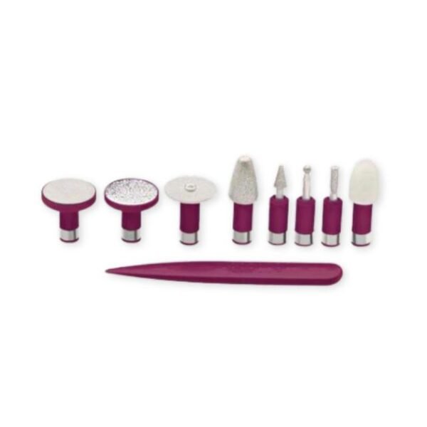 Revlon nail set with 9 professional attachments.