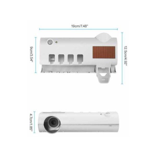 Lightweight and compact UV toothbrush sterilizer.