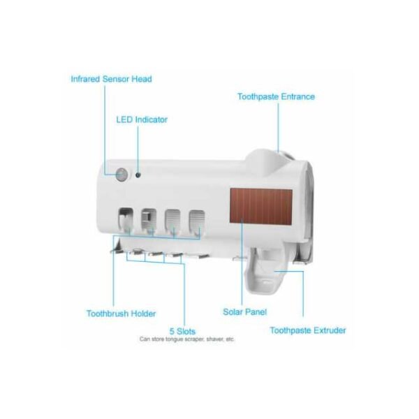 UV toothbrush sterilizer design display.