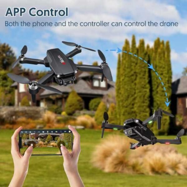 H16 Mini RC Drone controlled by phone or remote with smart Wi-Fi.