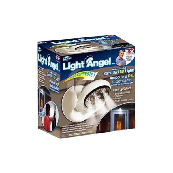 Light Angel pivot wall lamp in its packaging.