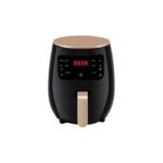 Silvercrest air fryer 6L in black with LCD display and pre-programmed functions.