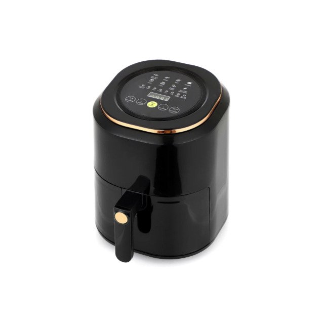 Silvercrest digital air fryer with 7.5L capacity and 1400W motor power.