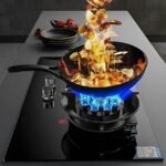 Digital gas stove perfect for stir fry and slow-cooked meals with dual burners.