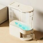 UFORU rice dispenser holding rice and grains with smart design for easy use.