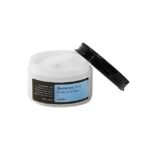 COSRX skin hydration cream in 100g jar placed on white background.