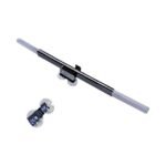 Durable aluminum frame of the car sunshade curtain with suction cups.