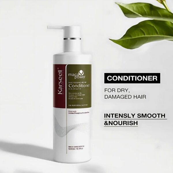 Karseell hair conditioner for treating dry and damaged hair with herbal repair.