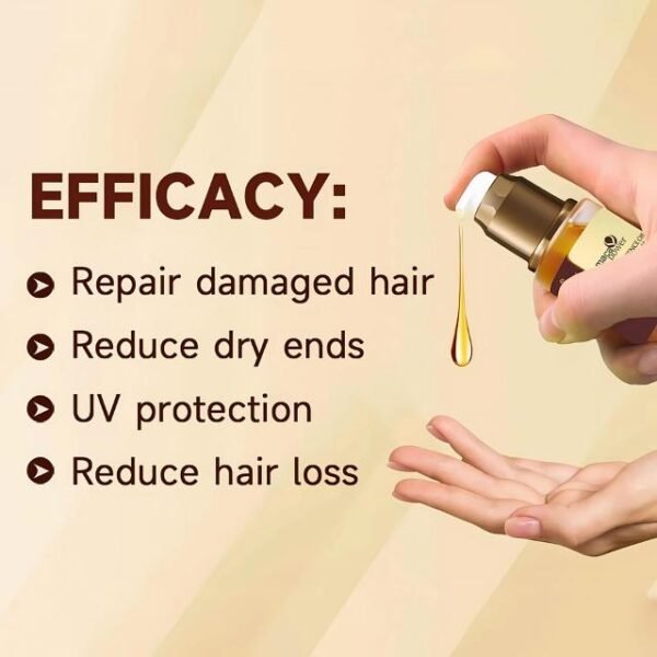 Proven benefits of Karseell Maca Essence oil in repairing damage, reducing hair loss, and offering UV protection.