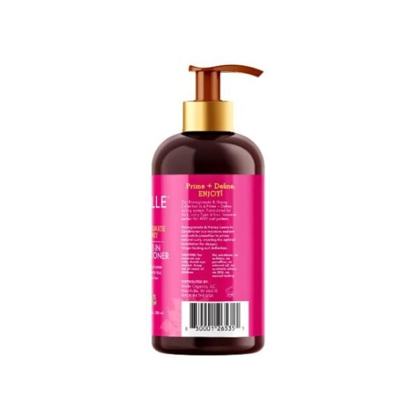 Mielle leave-in conditioner in 335ml bottle for curly and damaged hair.