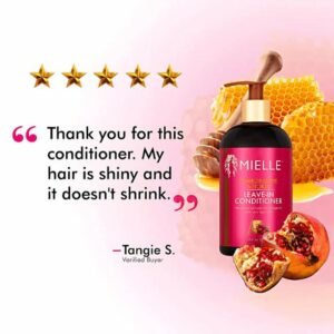 Mielle Leave-In Hair Conditioner with Pomegranate & Honey, 355ml