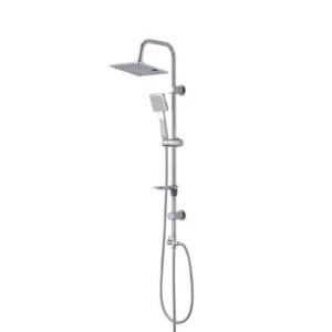 Modern Shower Set with 5 Spray Modes, 2 Washing Heads, 70cm