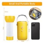 Compact portable dryer the size of a phone for easy travel.