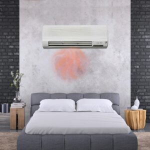 Renova Wall-Mounted Heater with Remote, 2 Heat Settings, Timer