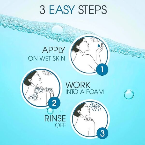 How to use BIODERMA hydrating shower gel in three simple steps.