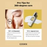 How to apply COSRX under eye cream for 360-degree care.