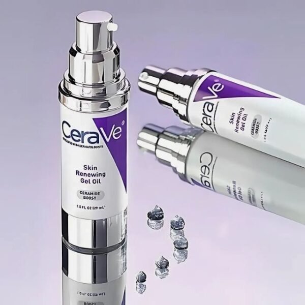 CeraVe skin renewing gel oil with a lightweight, non-greasy formula.