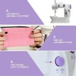 Best features of portable sewing machine including lightweight design and 2-speed button.