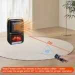Portable 3D flame heater for spaces up to 20m.