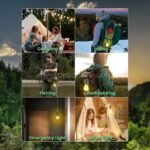 Multi-purpose portable LED light bulb for camping, hiking, fishing, and indoor use, with rechargeable battery.