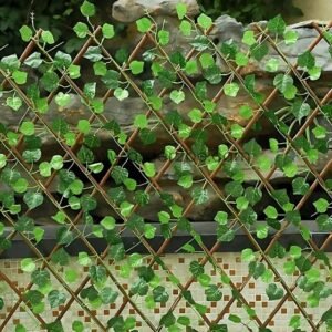 Expandable Leaf Garden Fence – 3m Wide, Realistic Greenery